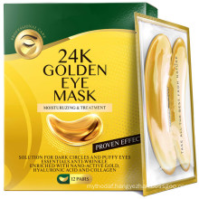 High Quality Moisturizing & Reducing Wrinkles Anti-Aging Puffy Eyes 24K Gold Eye Patches Mask